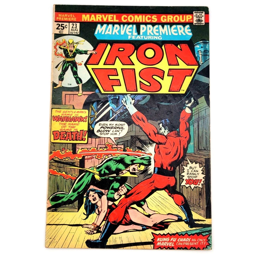 MARVEL PREMIERE: IRON FIST #23 (1975) / FN- / MARVEL